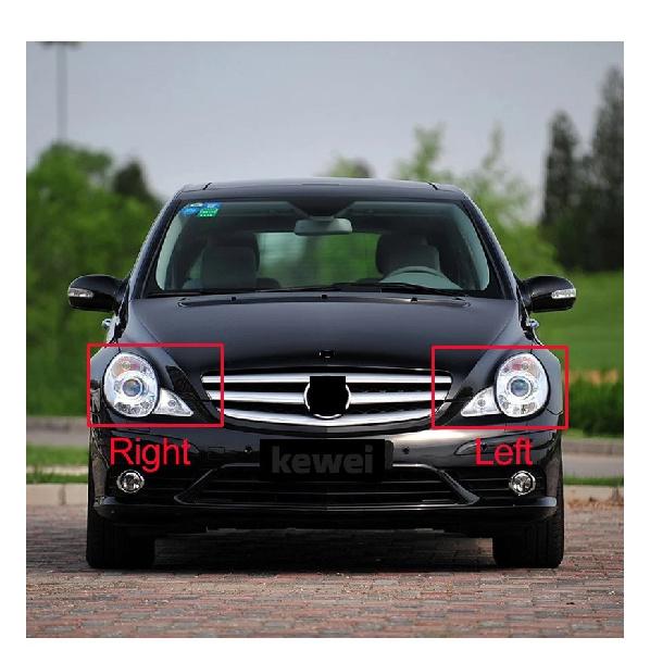 For Mercedes-Benz R-class W251 R350 R500 2006 2007 2008 Car Headlamp Cover Glass Lamp Shell Headlight Transparent Lampshade Len