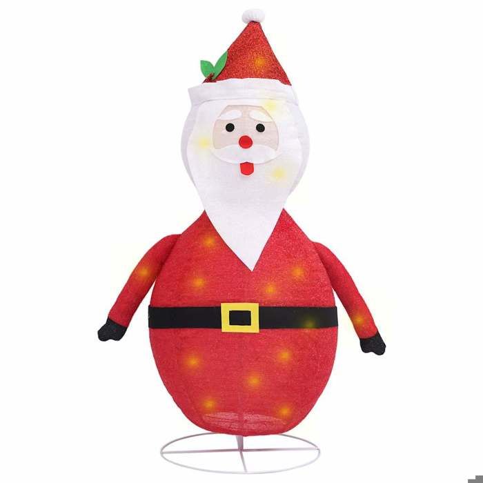 VidaXL Figurine de Père Noël à LED Ornement de Noël Décoration de Vacances Silhouette de Bonhomme de Neige Décoration de 328498