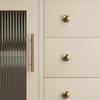 Antiek Messing Trekker, Massief Messing Vintage en Mid-Century Modern Handvat voor Kast, Kledingkast en Lade