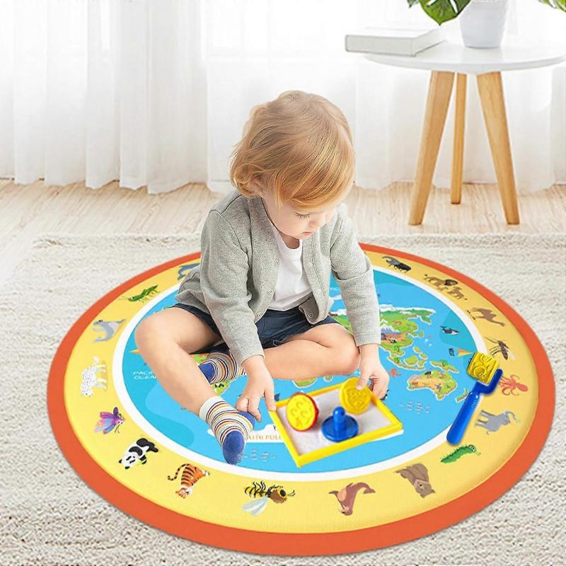 Water Doodle Mat – Kids Drawing Mat, Learning Toy, Writing Activity, 80 x 80 cm