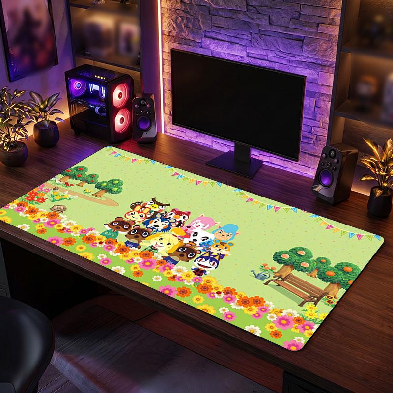 Big Mouse PadAnimal Crossing Extended Soft Desk Mat Gaming Office Computer Table Decor Mat