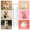 Quiet Electric Dog Clippers USB Rechargeable Dog Shaver Clippers  for Cats and Other Pets