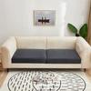 Sofa Seat Cushion Cover Chair Cover Washable Polyester Pets Kids Furniture Protector Elastic Removable Solid Color Slipcover