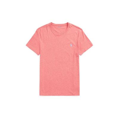 Polo Slim Fit Cotton Crew Neck Short Sleeve T-Shirt Men Tops Pink MNPOTSH1N821143-600