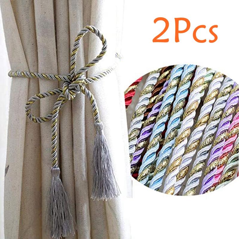 2 Pcs Home Decoration Tassel Curtain Strap, Living Room Bedroom Watch Strap Accessory Rack Curtain Accessory Curtain Tie Rope