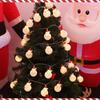 3M Vánoční dekorační světla Sněhulák Vločka Santa Claus Světelný řetěz Vánoční stromek Dekorační potřeby Lampion Přívěsek
