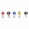 5Pcs Silicone Wine Stopper Portable Manual Vacuum Wine Bottle Plug Cork for Wine Bottle(Single Silicone Double Silicone )