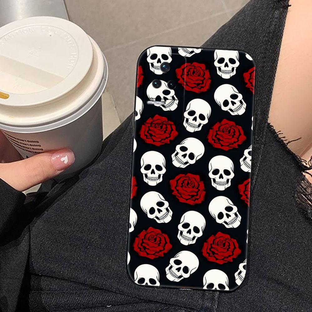 

Skull Flower Art Mexico Phone Case For OPPO RENO 15 15F 14 14F 13 13F 12 11 11F 10 8T 8 7 6 5 4 4F LITE Pro Plus Case Capa Cover OPPORENO115G