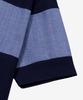 MINDBRIDGE [Couture] Linen-Like Block Color Block Oversized Collared T-Shirt