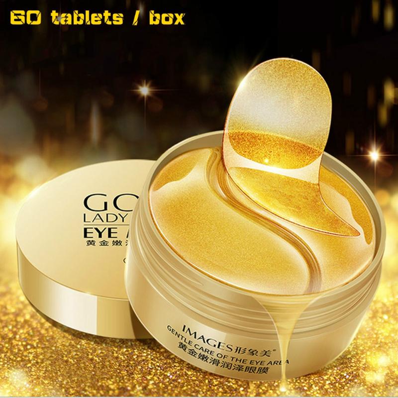 60 Tablets / Box ~ Black Pearl Collagen Mask Natural Moisturizing Gel Dark Circles Remove Moisturizing Cream To Improve Eye Bags Dark Circles Eye Mask