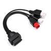 LOYELEY 3 Pin 4 Pin 6 Pin Diagnostic Connector Cable Connector for Motorcycle Diagnostic