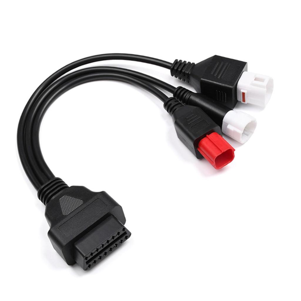 LOYELEY 3 Pin 4 Pin 6 Pin Diagnostic Connector Cable Connector for Motorcycle Diagnostic