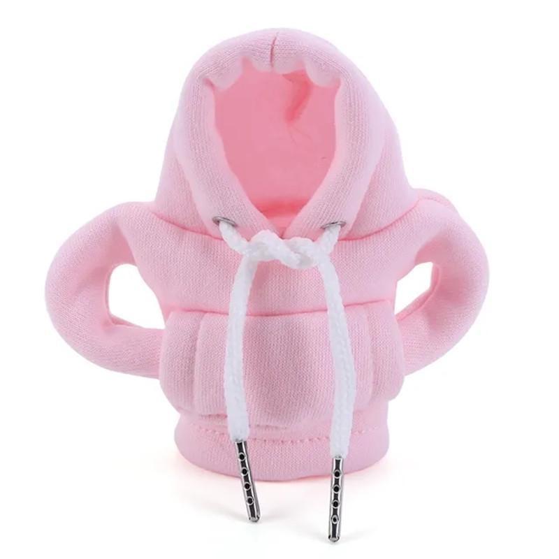 

1PC Christmas Hoodie Car Gear Shift Cover Fashion Gearshift Hoodie Car Gear Shift Knob Cover Manual Handle Gear Sweatshirt Change Lever Cover розовый