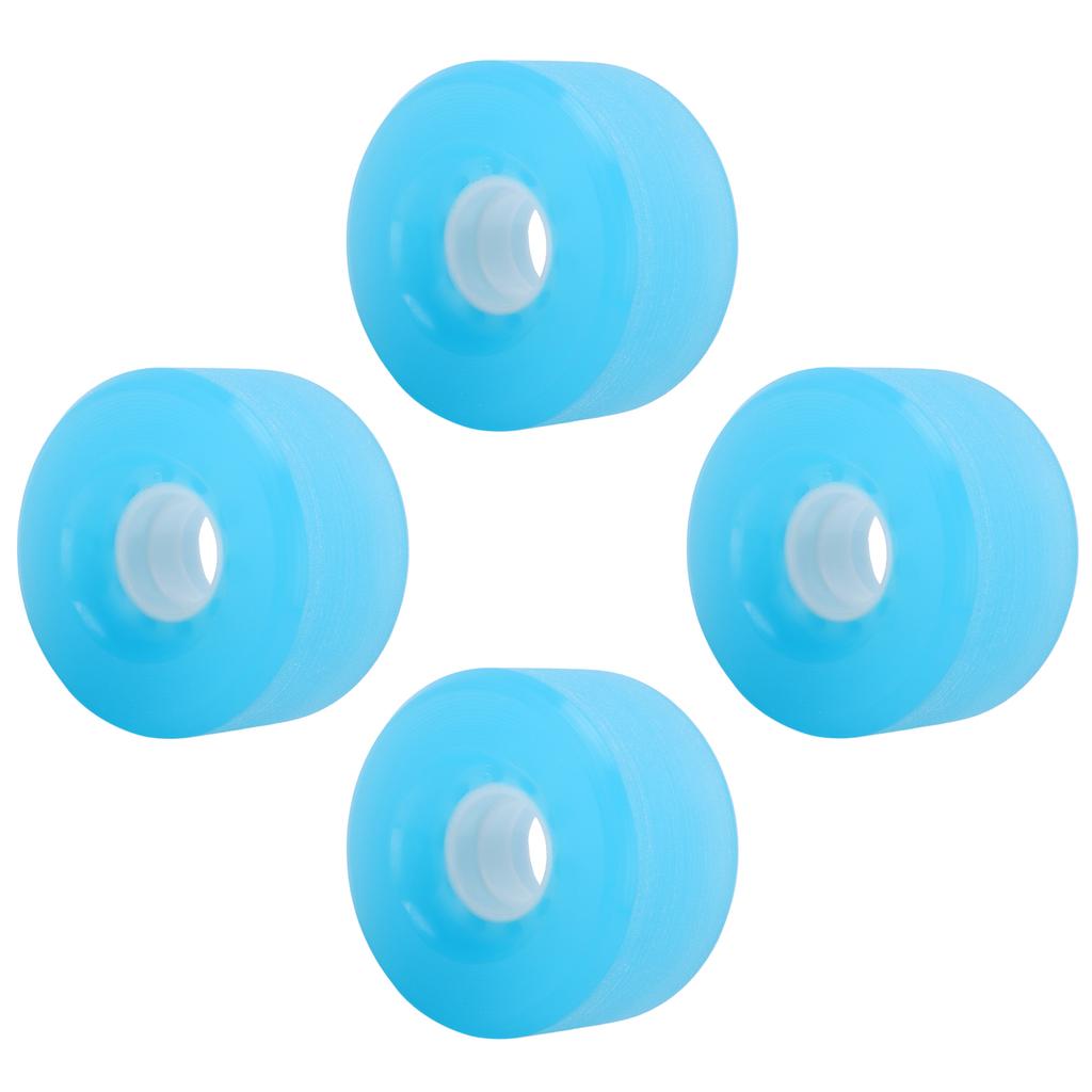 PUENTE 4pcs 70x42mm Skateboard Wheels 80A Longboard Cruiser Wheels Replacement PartsBlue