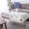 Eco-Friendly PVC Tablecloth: Waterproof, Heat-Resistant, and Oil-Proof Dining and Coffee Table Cover.