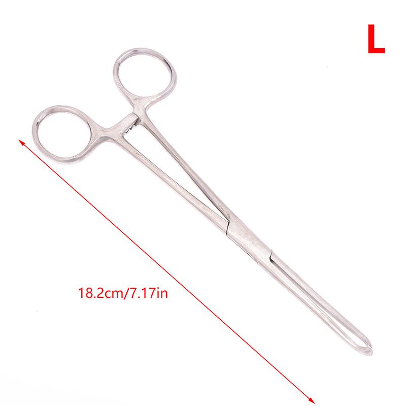 

1Pcs Stainless Steel Tissue Forceps Extraction Forceps Soft Tissue Forceps Alice Pliers Instrument L