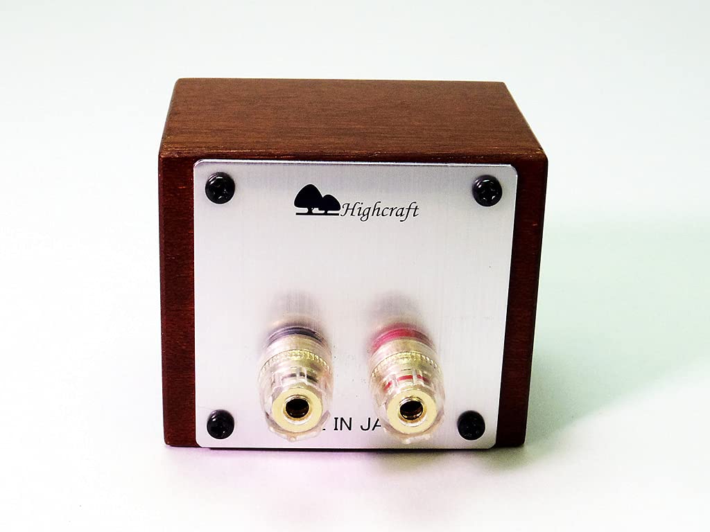 Takai Crafts High Craft Rose Mahogany Material Audio Speaker terminal specifications Ultra-compact HC-TX051 Pair High-grade