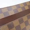 Used LOUIS VUITTON Clutch Bag Saint Louis N51993 Damier/leather Ebene Brown Business Bag