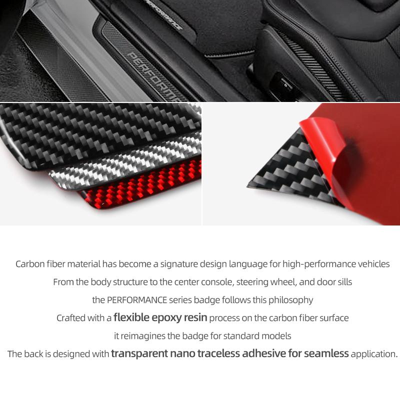 For Tesla Model 3 2019-2026 Model Y Carbon Fiber Steering Wheel Trim Patch Anti-Scratch Sticker Car Interior Tuning Accessories