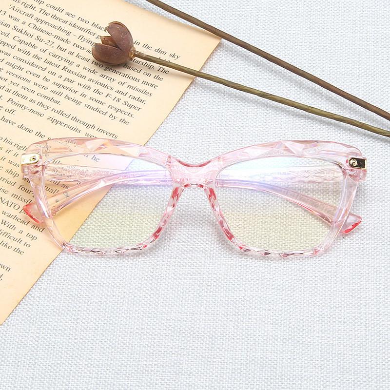Women Retro Cat Eye Computer Glasses Fashion Ladies Luxury Optical Spectacle Eyeglass Resting Lenses Optical Glasses For Female