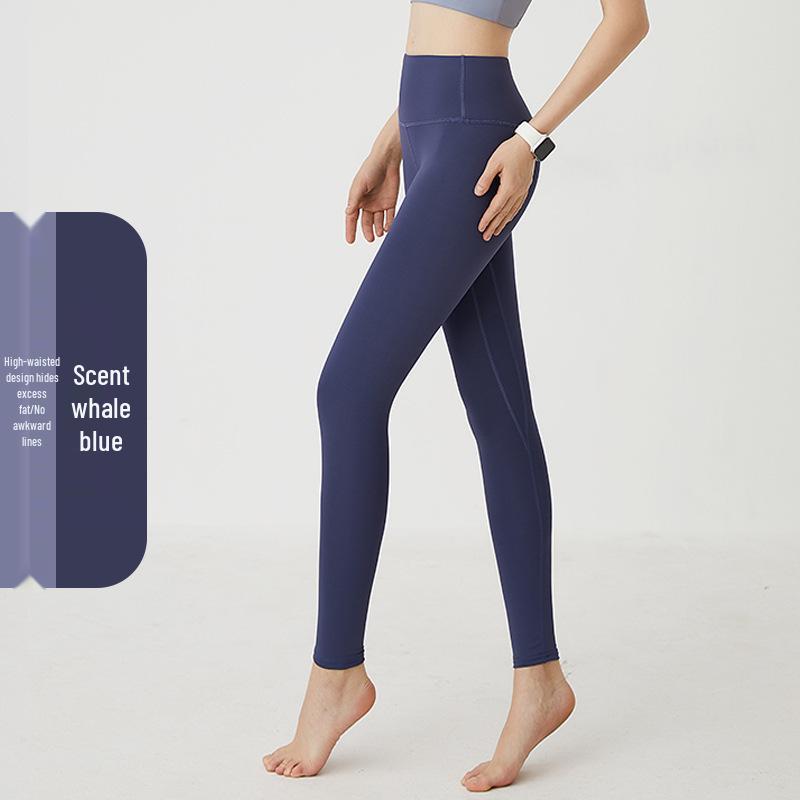 Pantaloni da Yoga a Vita Alta Peach Lift Senza Cuciture Migliorati per Donna - Leggings Elastici, Asciugatura Rapida per Fitness e Corsa