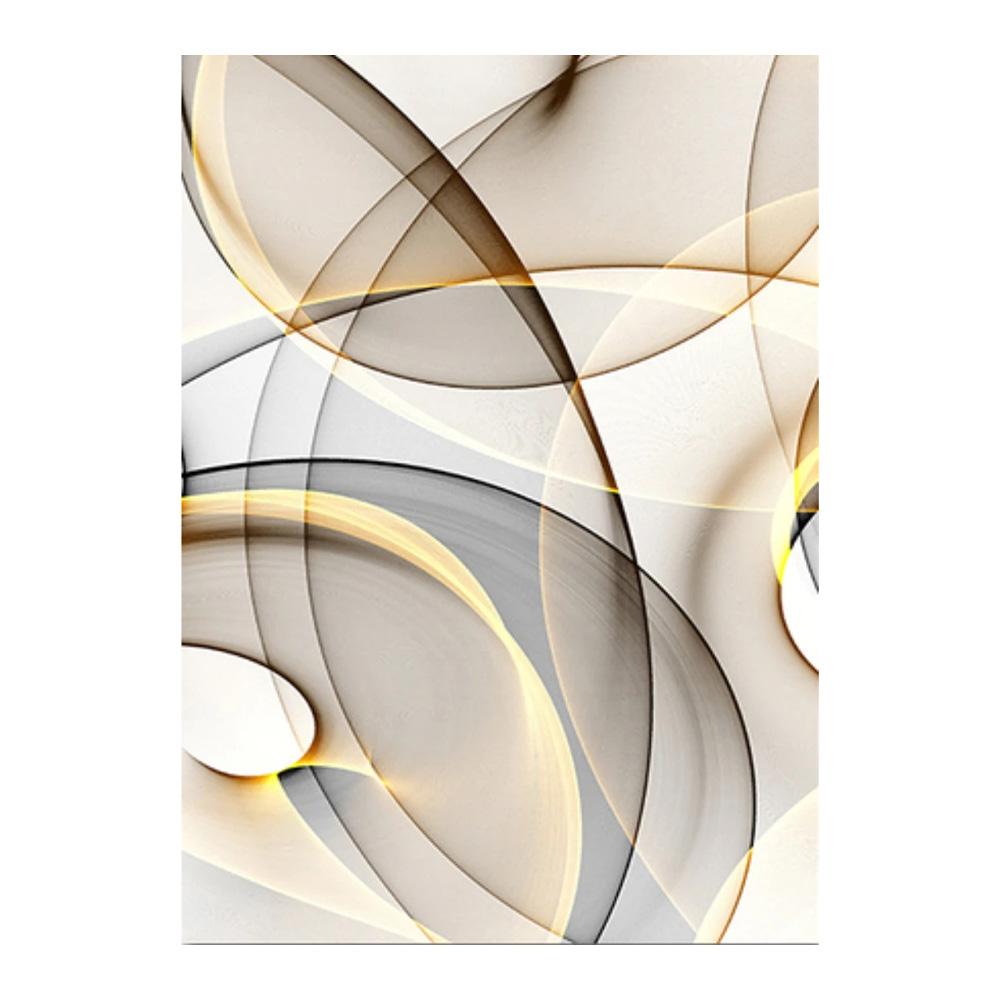 Nordic Minimalist Wall Art Abstract Black Gold Thread HD Oil On Canvas Posters And Prints Home Living Room Bedroom Decoration