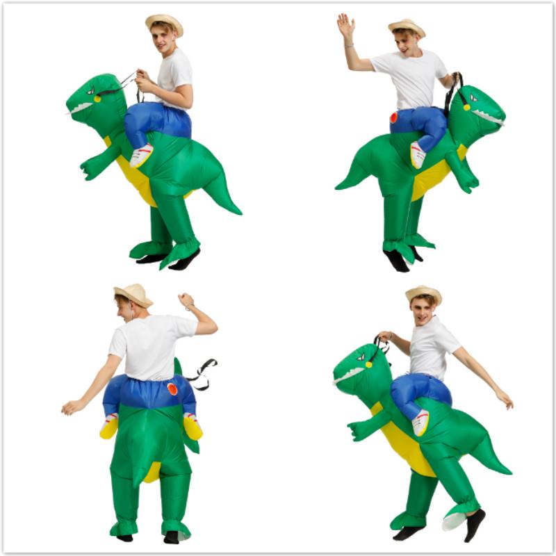 Adult Inflatable Children Dinosaur Halloween Costume Fancy Dress Outfit Cosplay