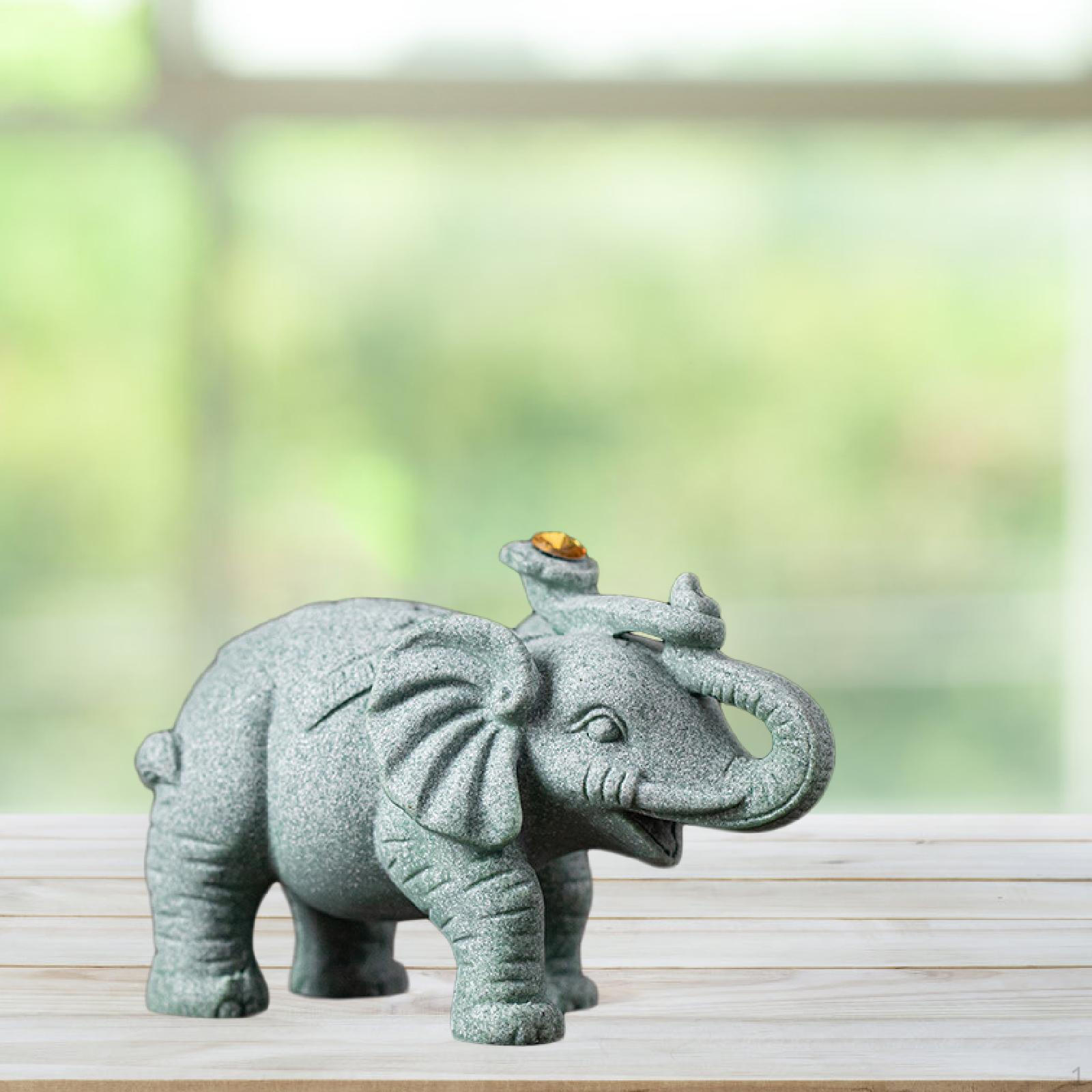 

Китайская фигурка слона, декоративный элемент для дома и мероприятий 1pcs Ruyi