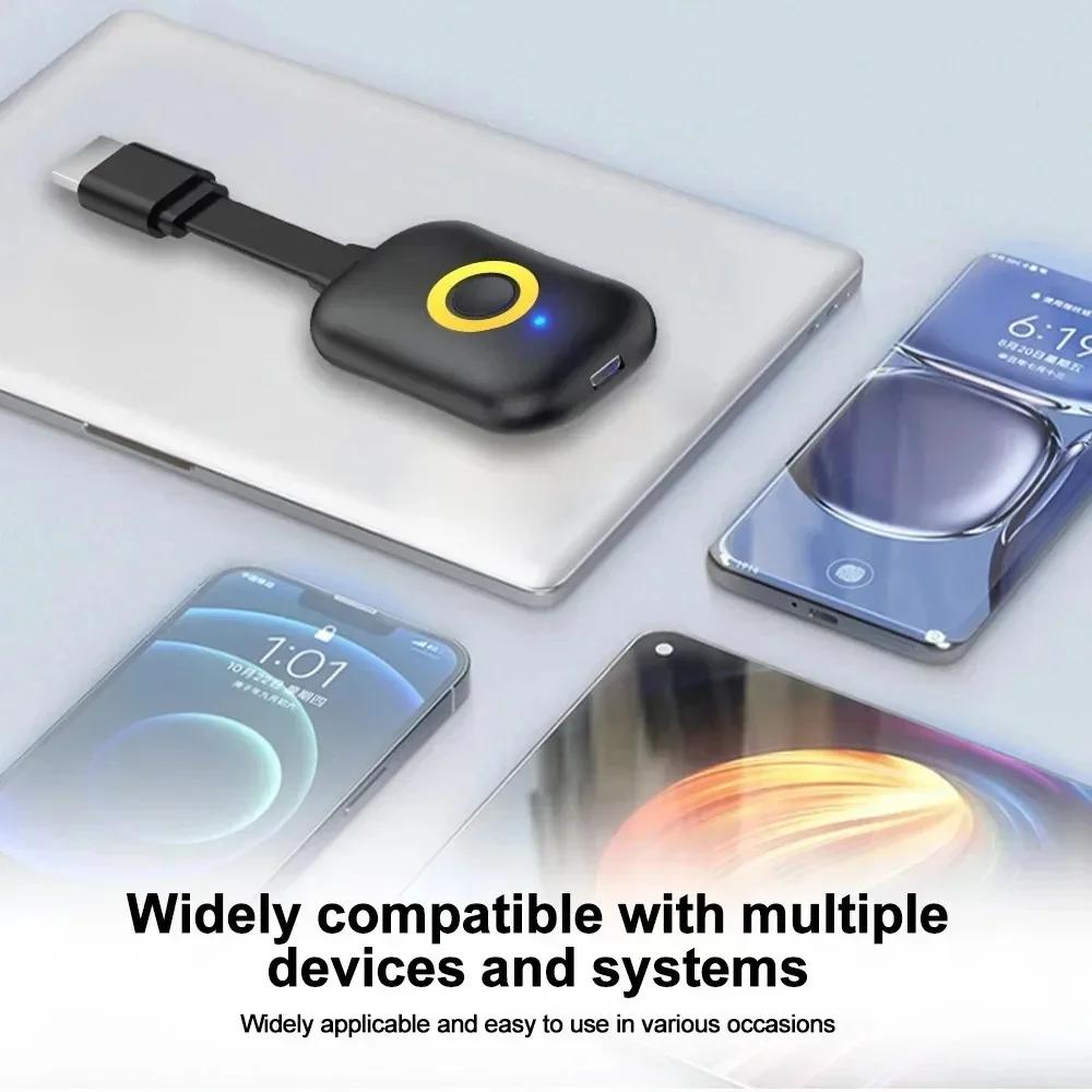 4K 1080P 2,4G/5G HDMI-kompatibler Videoempfänger Bildschirmsynchronisierung Drahtloses Wifi-Display TV-Stick Dongle-Adapter für TV-Projektor