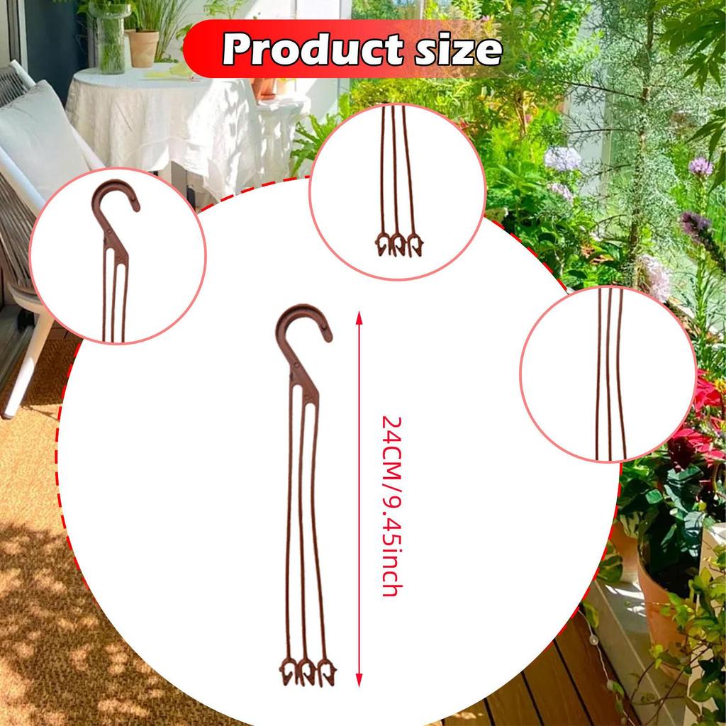 30 Assorted Hooks for Holding Planters And Flowers Outdoors