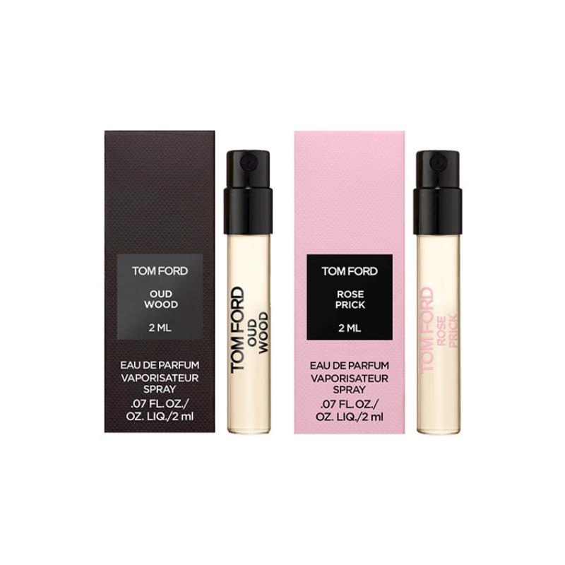 Tom Ford Oud Wood And Rose Prick Eau de Parfum Sample Set Oud Wood 2ml + Rose Prick 2ml