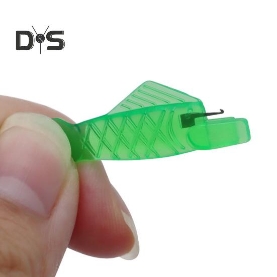 20 buc. Înfilător de ac cu gura de pește, mașină de cusut, instrument de înfilare cu ace, buclă, pentru cusut manual la mașină de cusut