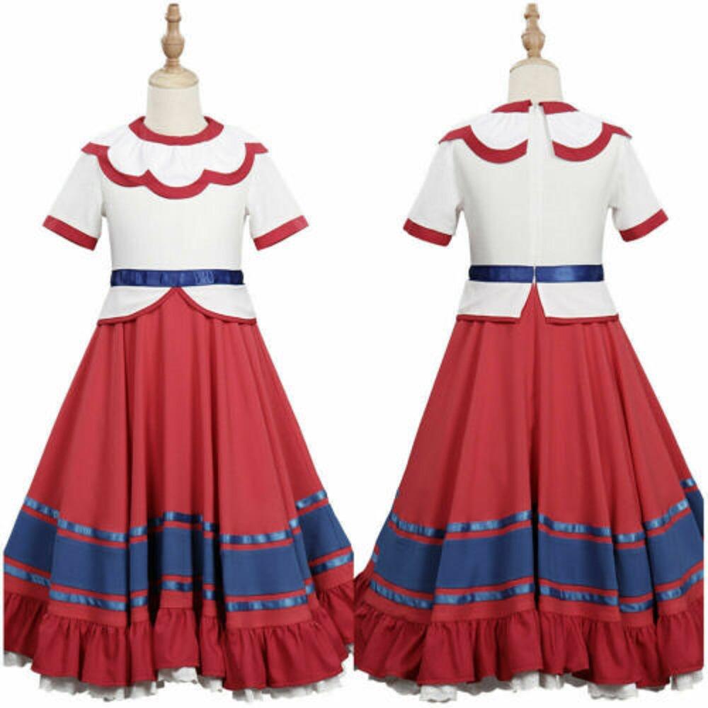 Encanto Isabel Pełny Zestaw Szyfonowa Księżniczka Sukienka Cosplay Kostium Sceniczny