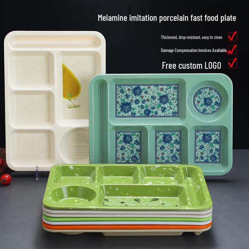 Melamin Unterteilter Speiseteller