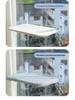 Window Cat Hammock Suction Cup Bed for Sunbathing - Kitten Hanging Nest for Glass Balcony