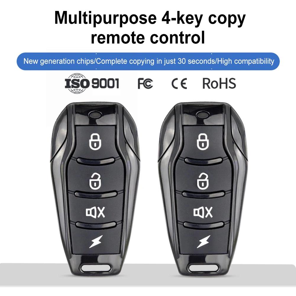 315/433Mhz Copy Remote Control 4 Button Cloning Wireless Remote Control Key Fob Universal for Car Garage Door Gate