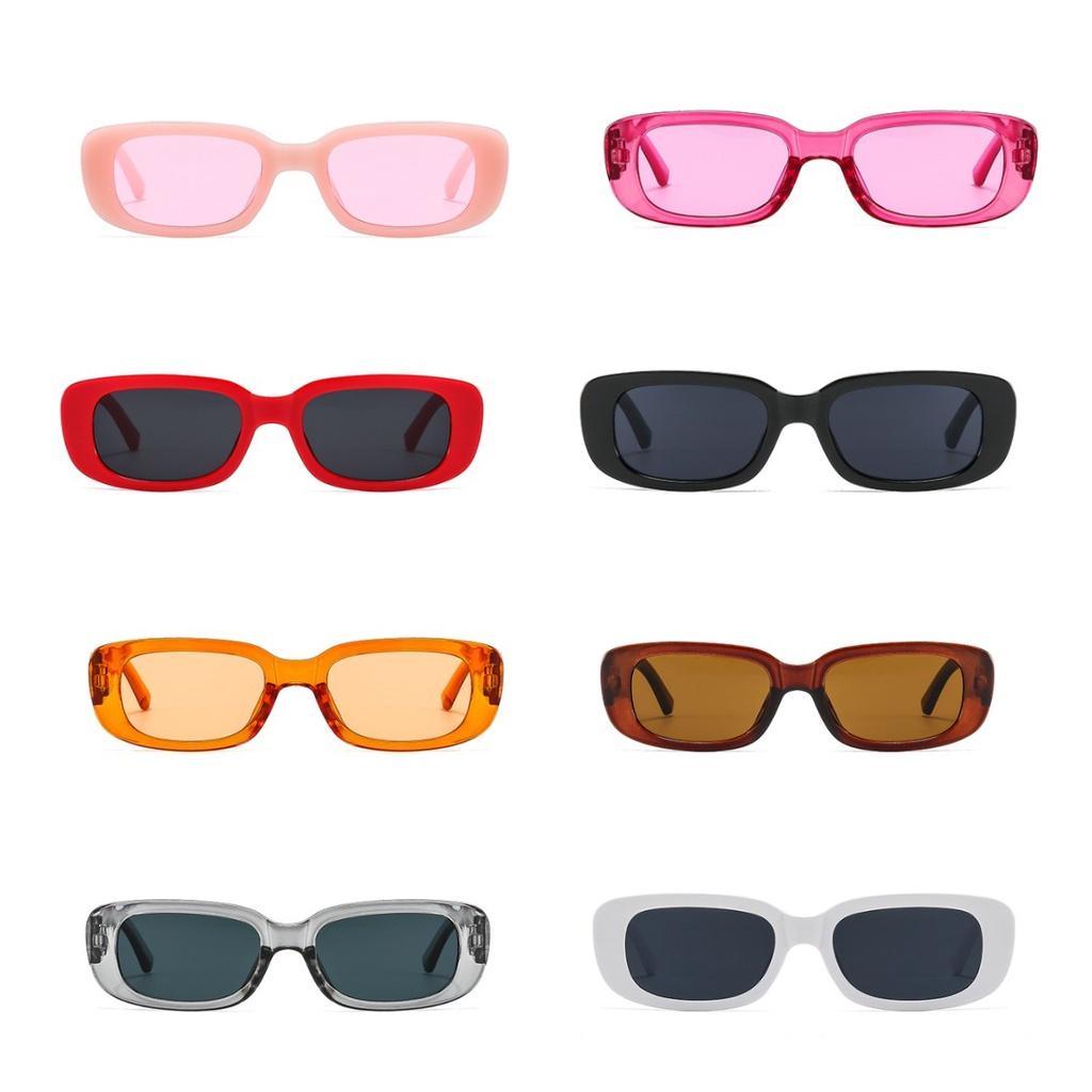 Trendy Candy-colored Square Sunglasses For Outdoor Activities And Fashion Dressing
