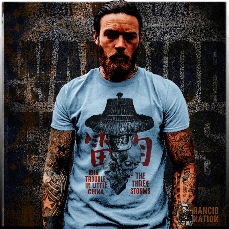 

The three storms Kung Fu t-shirt retro Karate shaolin martial arts cinema S-2XL 3XL