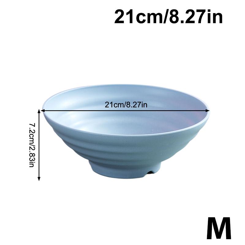 7-10inch Unbreakable Japanese Ramen Bowl Noodles Cereal Soup Salads Bowl Kitchen & Dining Tableware For Microwave And Dishwasher