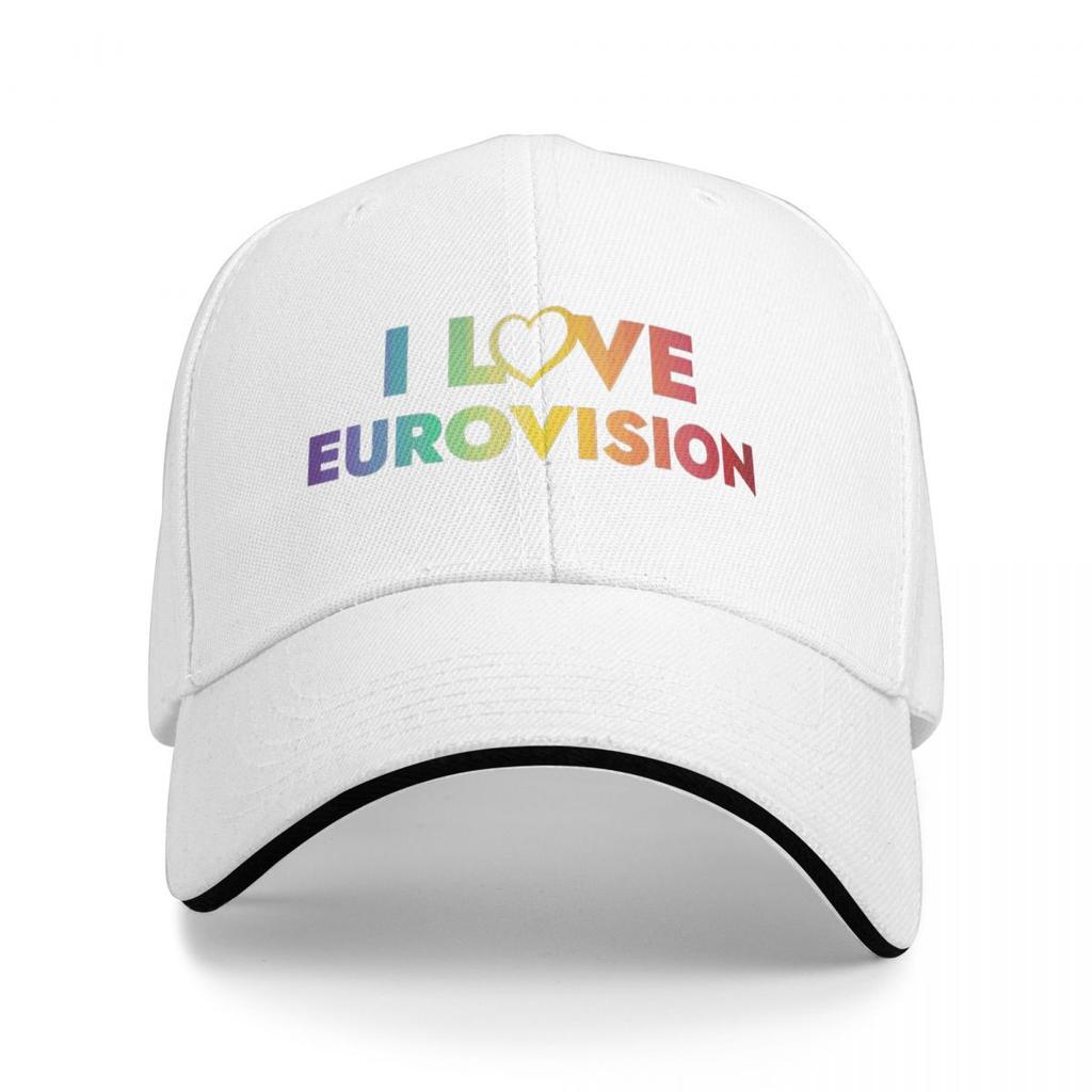 Eurovision Song Contest Logo Baseballkappen Snapback Baseballmützen Atmungsaktiv Lässig Kappe Outdoor Unisex