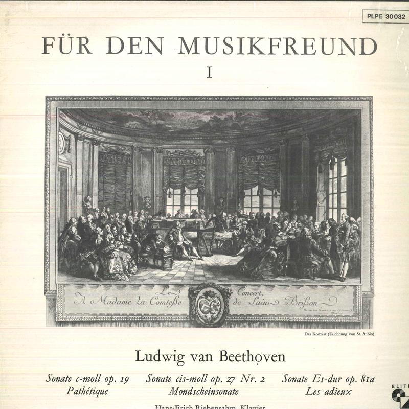 

LP Record HANSERICH RIEBENSAHM Fur Den Musikfreund I SOLP30032 ELITE SPECIAL Switzerlan Classical Used