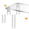 Vertical Acrylic Display Stand Ladder Storage Shelf for Bubble Mart Dolls,Labubu Collectibles,Figures,Perfume,Cosmetics,Cupcake