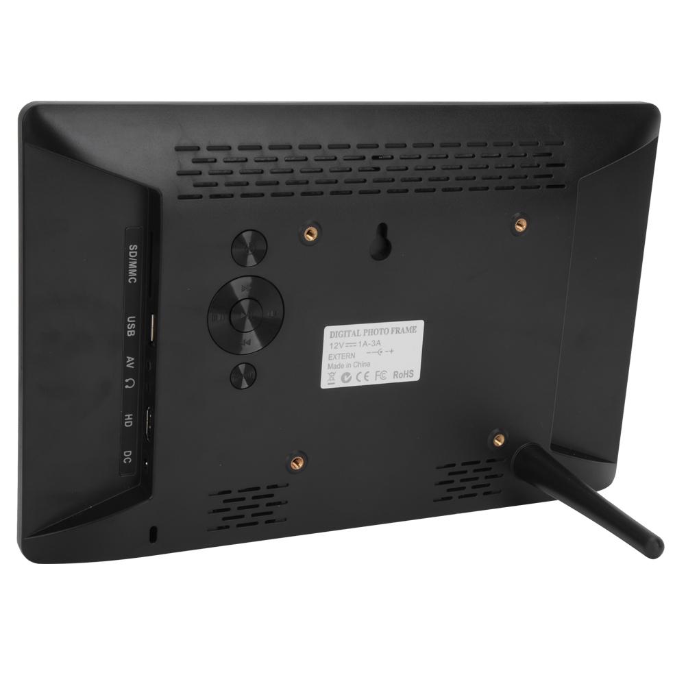 11.6in 16:9 1920*1080 1080P Body Induction Digital Photo Frame Supports for Video Picture Playback Music Clock Calendar (black )