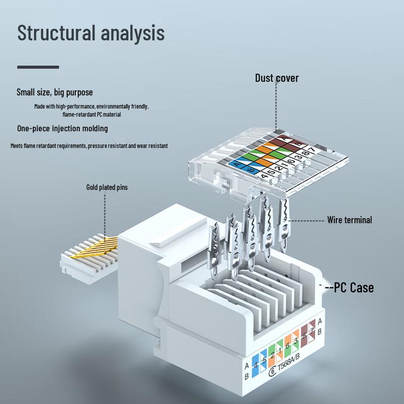 Shengwei CAT6 Tool-less RJ45 Network Module