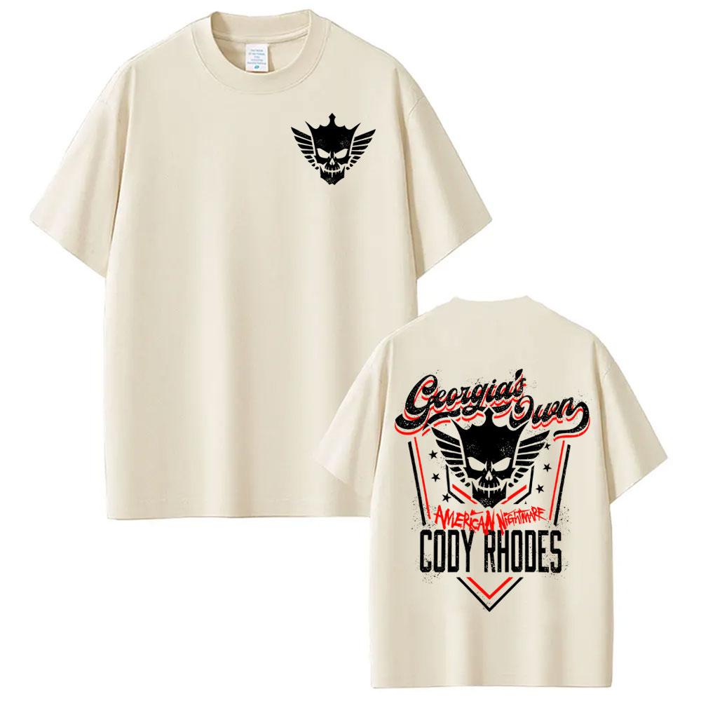 Cody Rhodes American Nightmare Claim Your Kingdom Tshirt Unisex Women Harajuku Violence Aesthetic T Shirts Summer Tops ONeck Tees