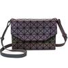New Luminous Geometric Messenger Bag Women's Folding Rhombus Envelope Bag Clutch Bag Trendy Shoulder Bag