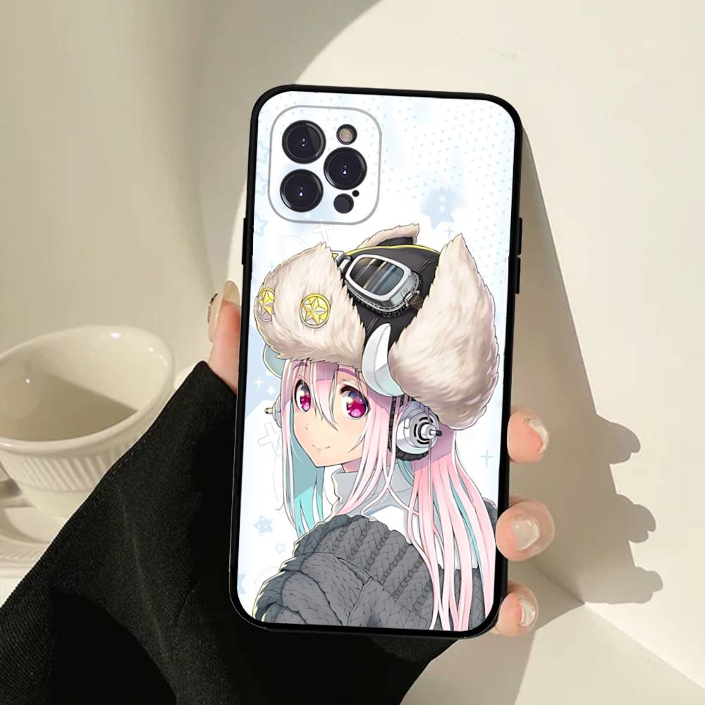 

Classic Virtual Singer Super S-Sonico For Iphone 17 16 15 14 11 12 13 Pro Max Plus Case Cute Art Phone Cover iPhone 12