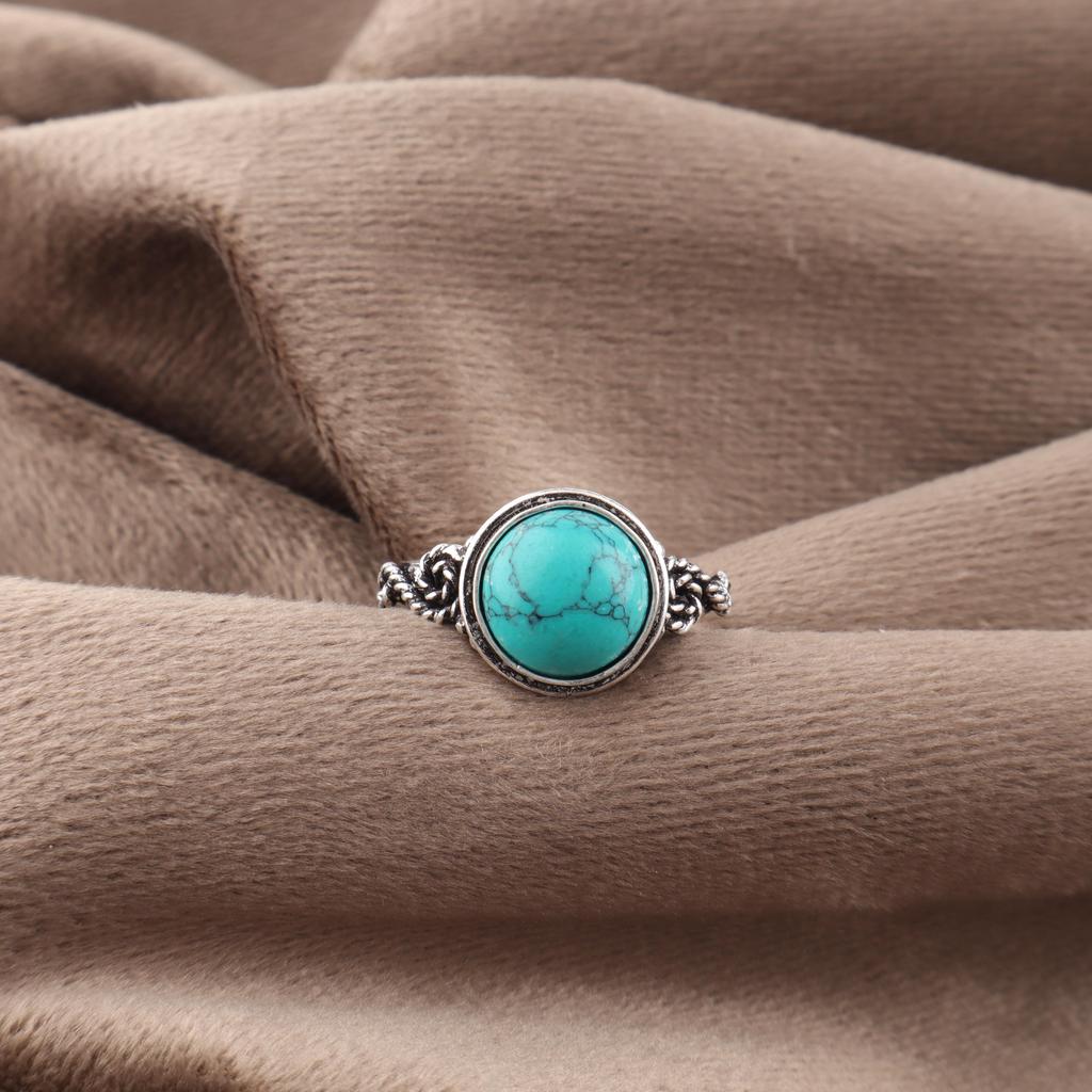 Magnasite Turquoise Gemstone Jewelry, 925 Solid Sterling Silver Ring, Handmade Silver Ring For Wedding Gift