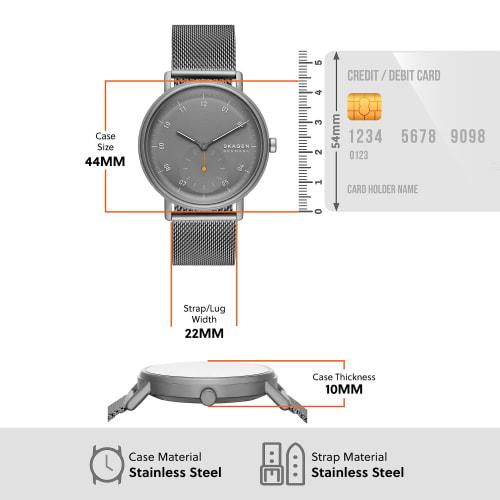 Skagen KUPPEL SKW6891 Men's Watch, Gray