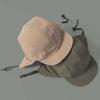 Multi-functional Earflaps Visor Hat Japanese Style Windproof Pilot Cap Ear Protection Ushanka  Men